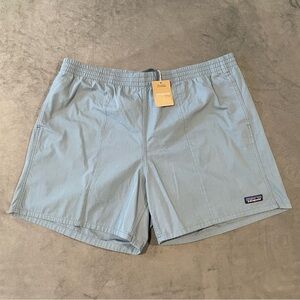 Patagonia Shorts Mens XXL Light Plume Grey Funhoggers Hiking Outdoor NWT